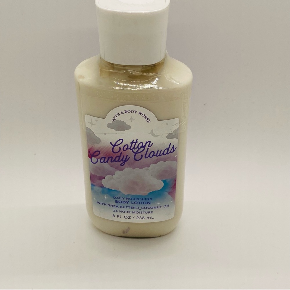NWT Bath & Body Works COTTON CANDY CLOUDS Shea Butter Body Lotion 8oz